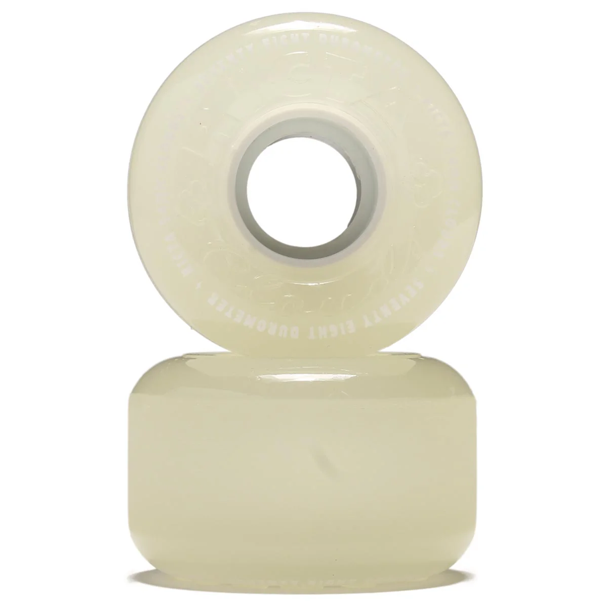 Ricta Clouds 78a Skateboard Wheels - Glow In The Dark - 54mm - Image 2