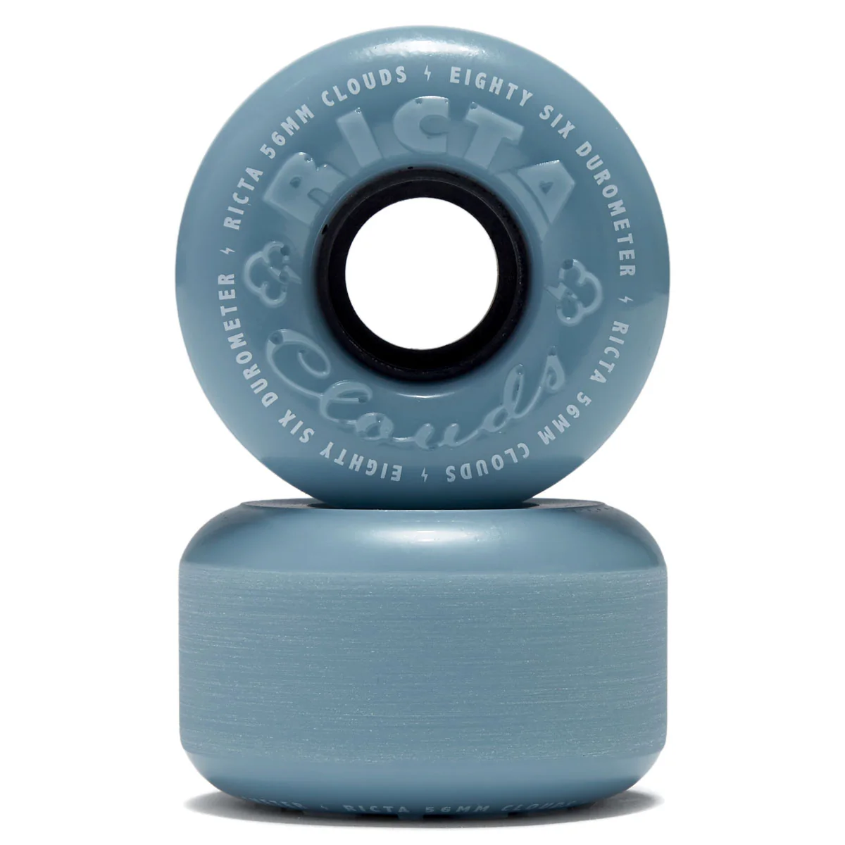 Ricta Clouds 86a Skateboard Wheels - Sky Blue - 56mm - Image 2