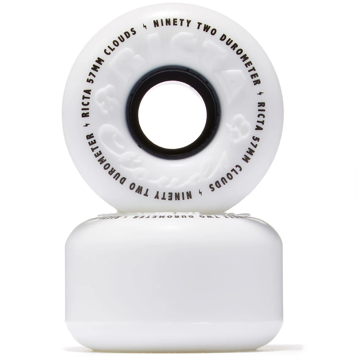 Ricta Clouds 92a Skateboard Wheels - Black - 54mm - Image 2