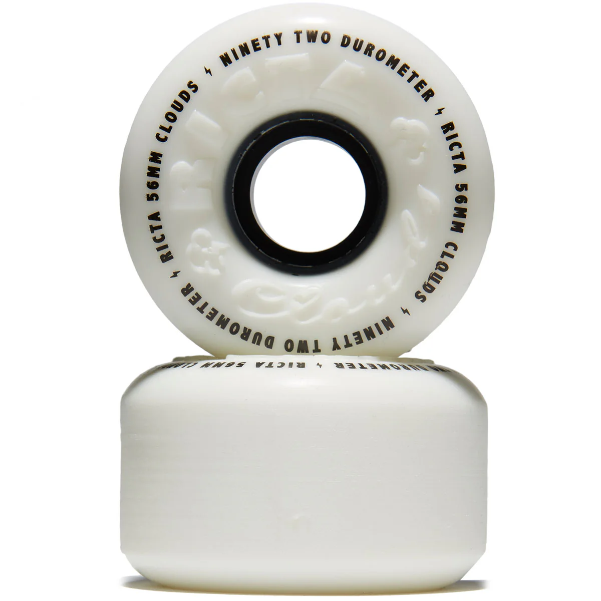 Ricta Clouds 92a Skateboard Wheels - Black - 56mm - Image 2