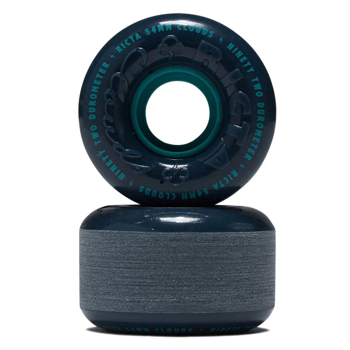 Ricta Clouds 92a Skateboard Wheels - Navy - 54mm - Image 2