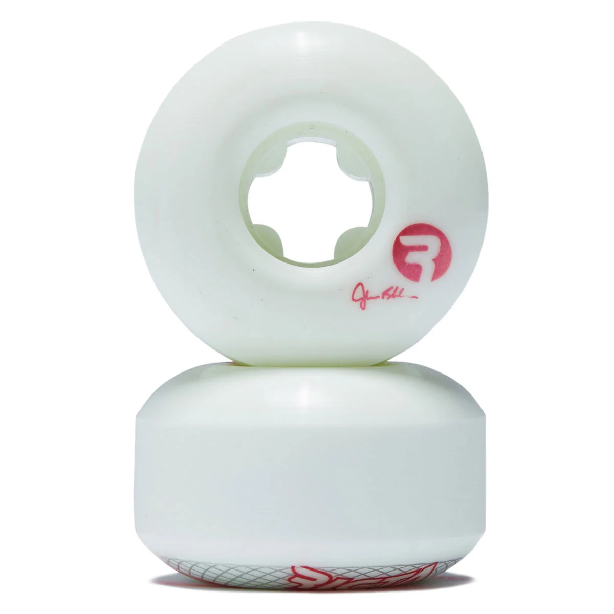 Ricta Shanahan Vortex Naturals Round 101a Skateboard Wheels - White - 53mm - Image 2