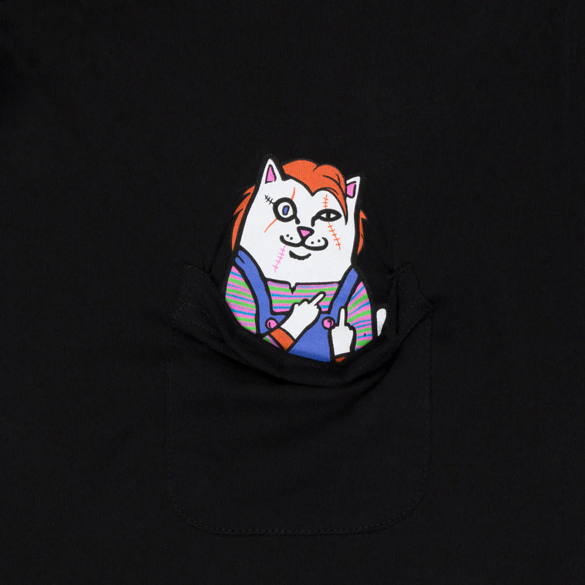 RIPNDIP Childs Play Nerm Pocket T-Shirt - Black - Image 2