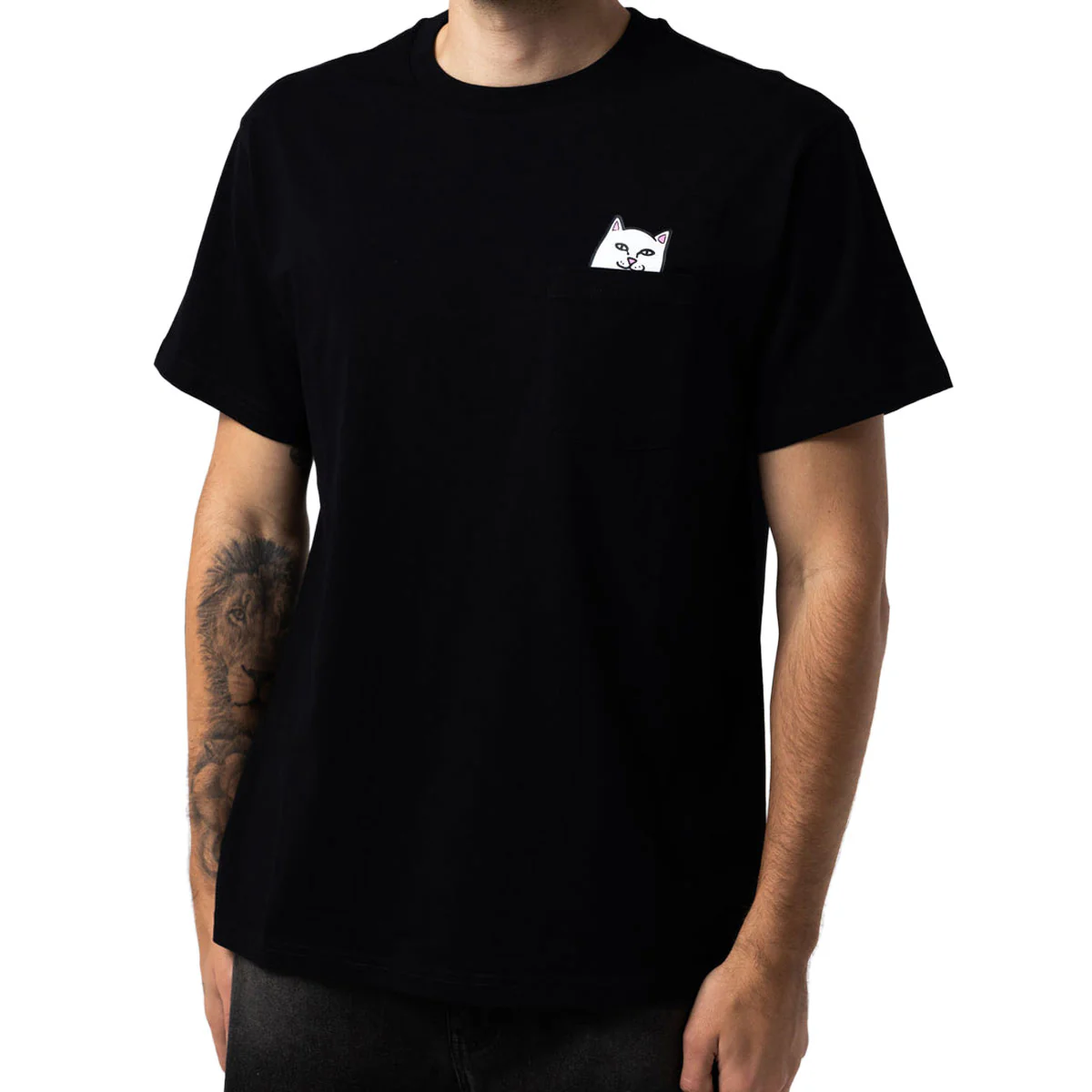 RIPNDIP Incepted Pocket T-Shirt - Black - Image 3