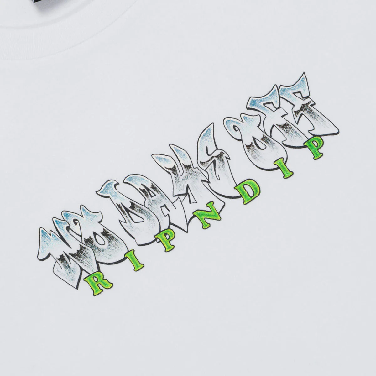 RIPNDIP Karate Kat T-Shirt - White - Image 3