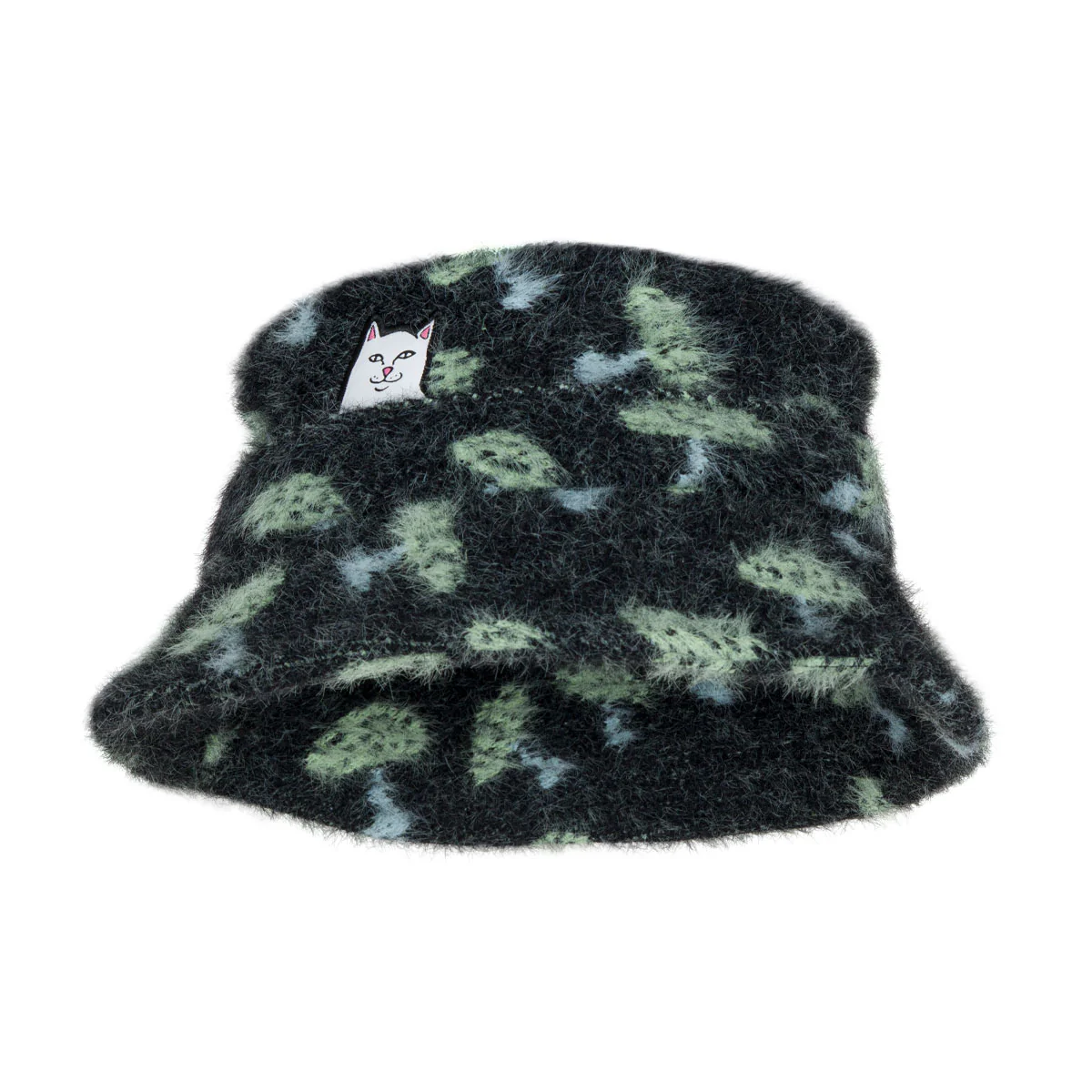 RIPNDIP Lord Nermal World Mohair Bucket Hat - Black - Image 2