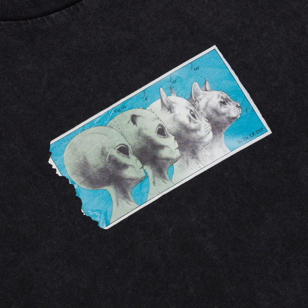 RIPNDIP Nerm Geo T-Shirt - Black Vintage Wash - Image 4