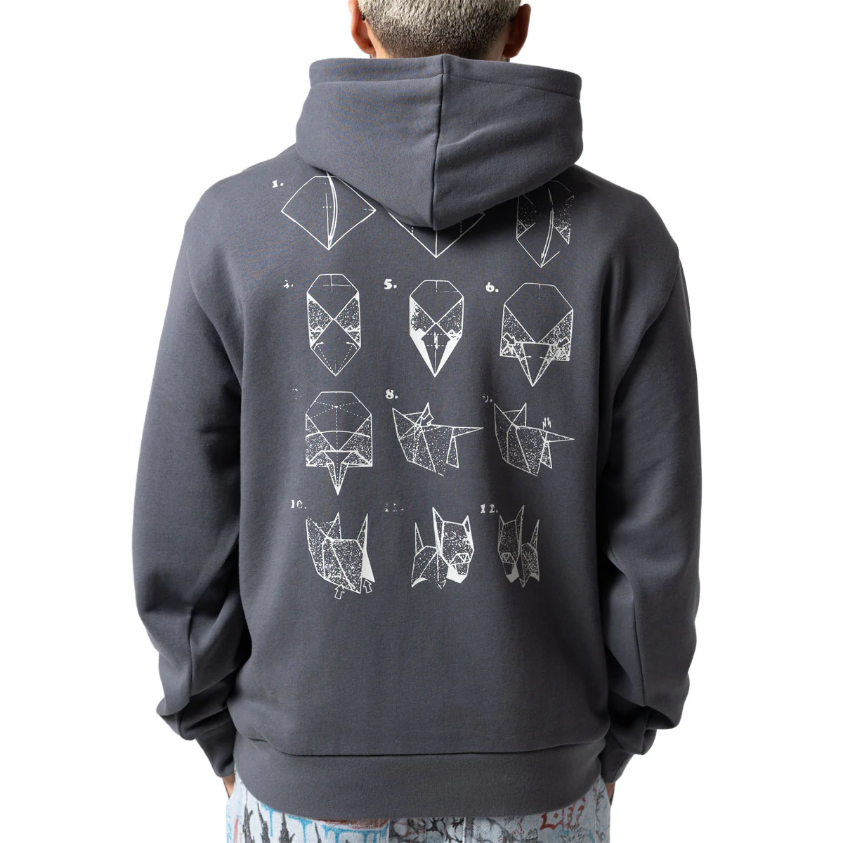 RIPNDIP Origami Hoodie - Charcoal - Image 4