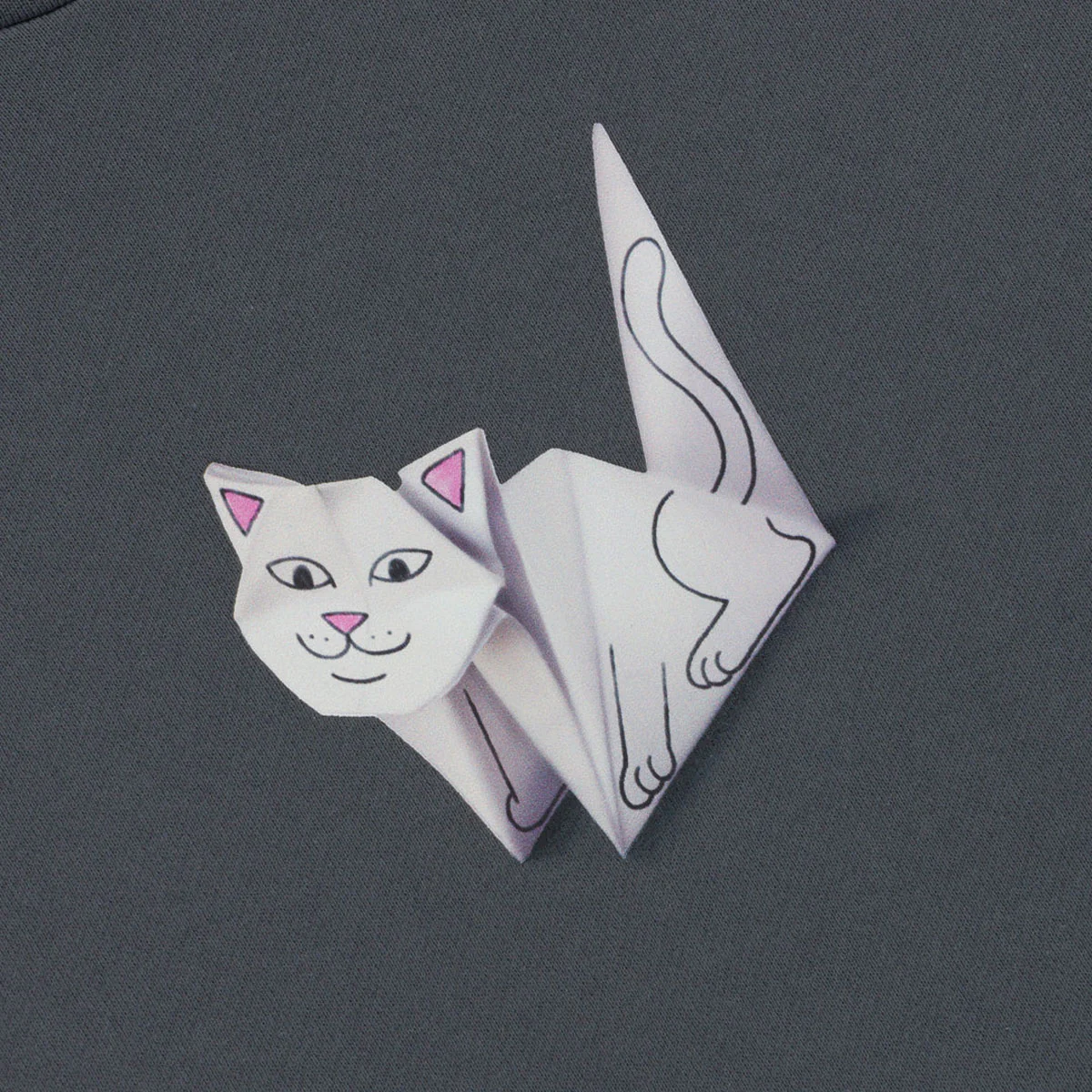 RIPNDIP Origami Hoodie - Charcoal - Image 5