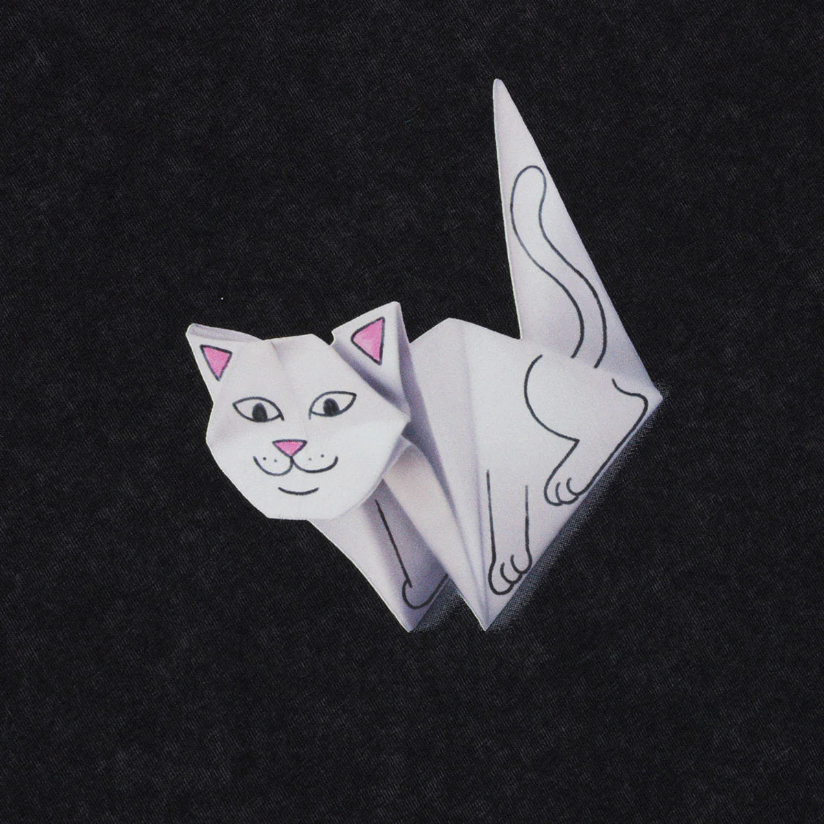 RIPNDIP Origami T-Shirt - Black Vintage Wash - Image 5
