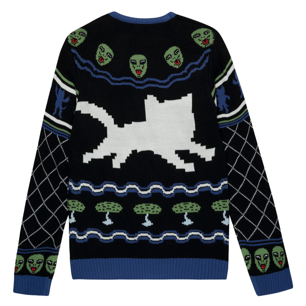 RIPNDIP Out Of This World Knit Sweater - Black - Image 3