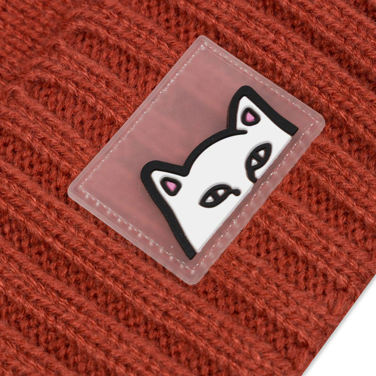 RIPNDIP Peeking Beanie - Burnt Orange - Image 2