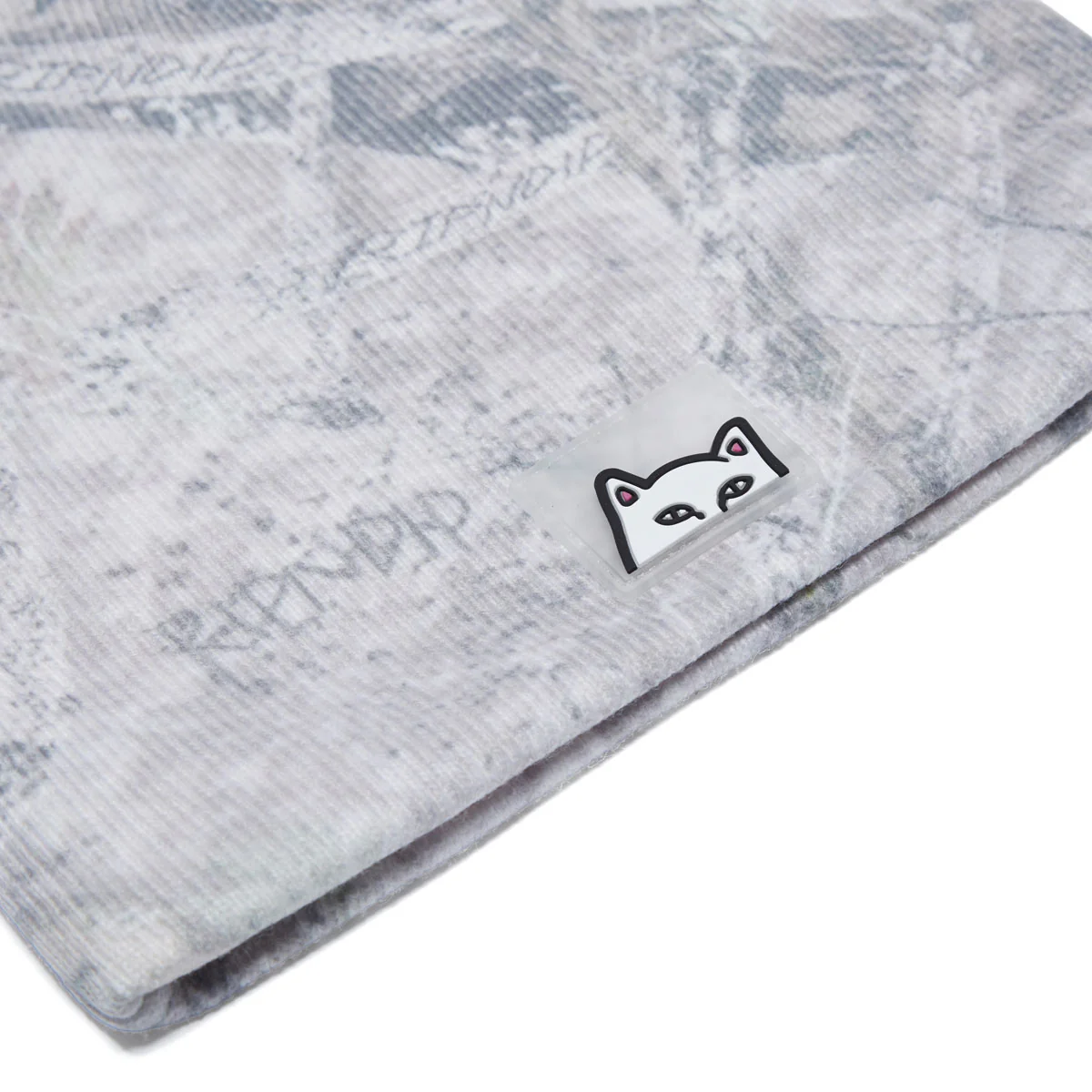 RIPNDIP Peeking Nermal Skull Beanie - Nerm Tree Camo - Image 2
