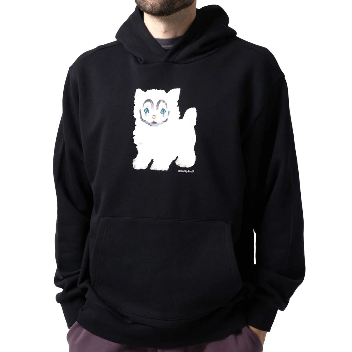 RIPNDIP Pet Me Im Cute Hoodie - Black - Image 3