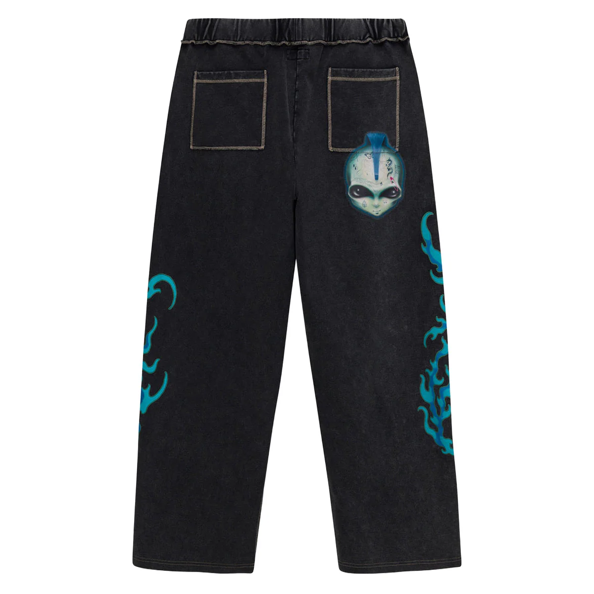 RIPNDIP Squabble Up Sweatpants - Black Vintage Wash - Image 2