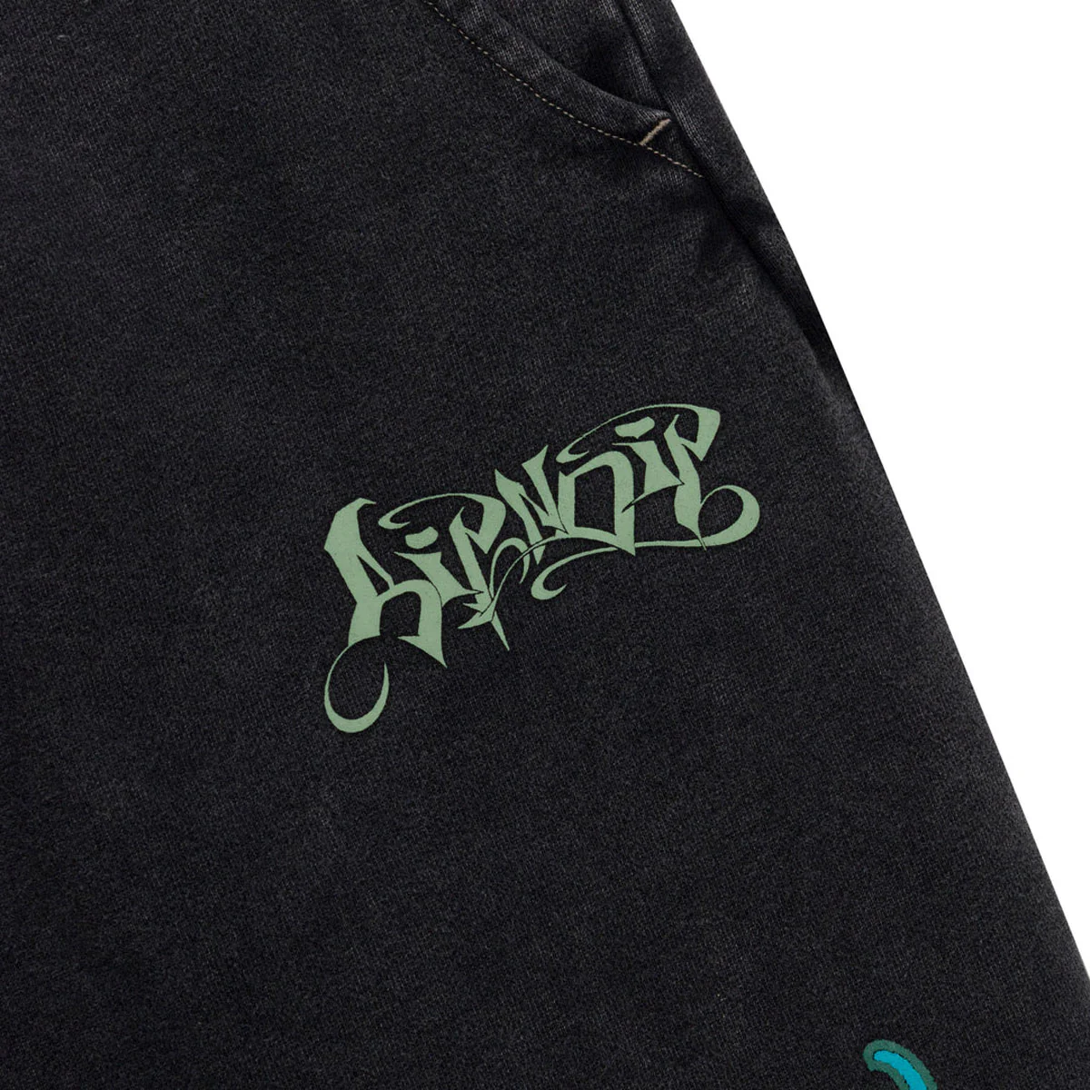RIPNDIP Squabble Up Sweatpants - Black Vintage Wash - Image 4