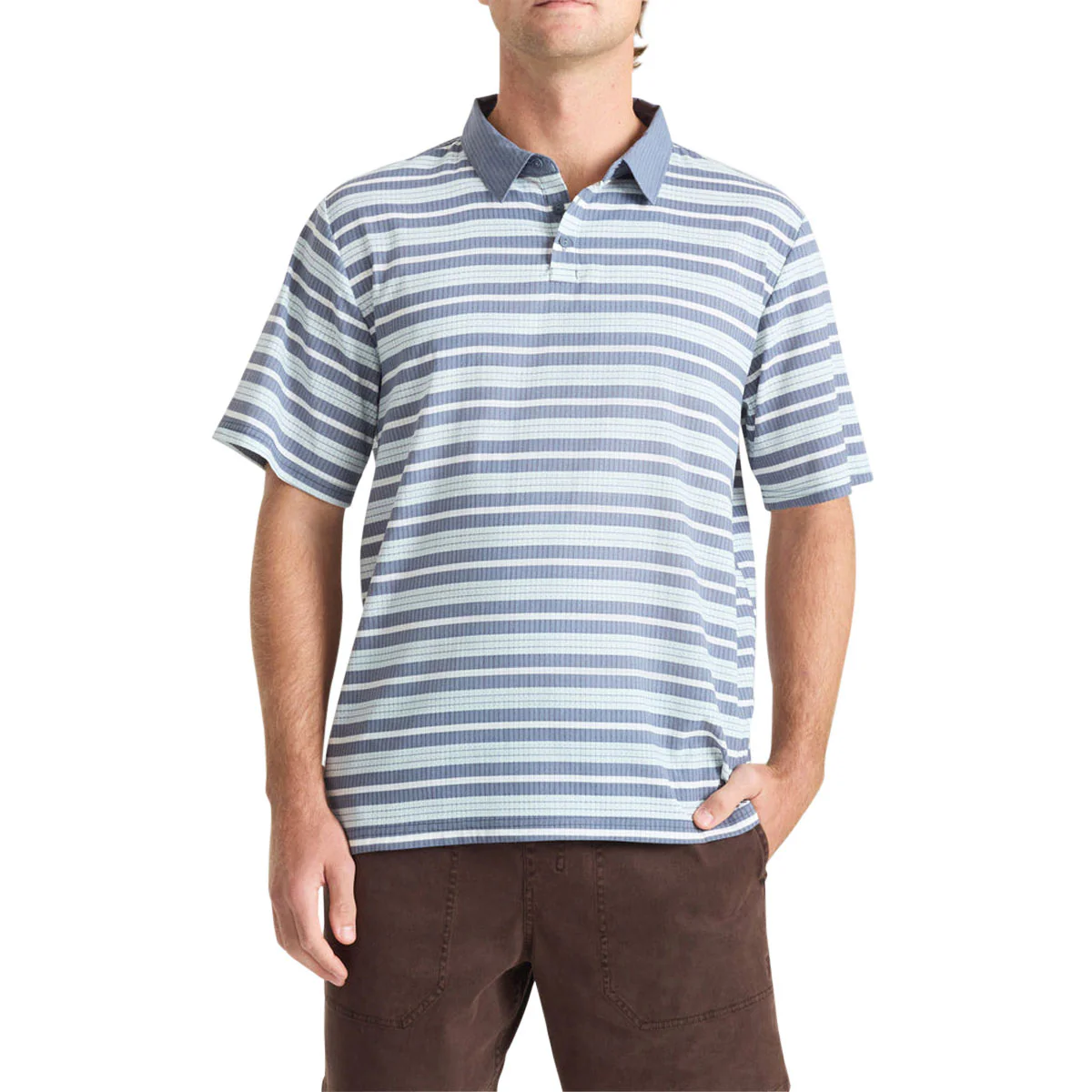 Roark Bless Up Polo Shirt - Neptune - Image 2