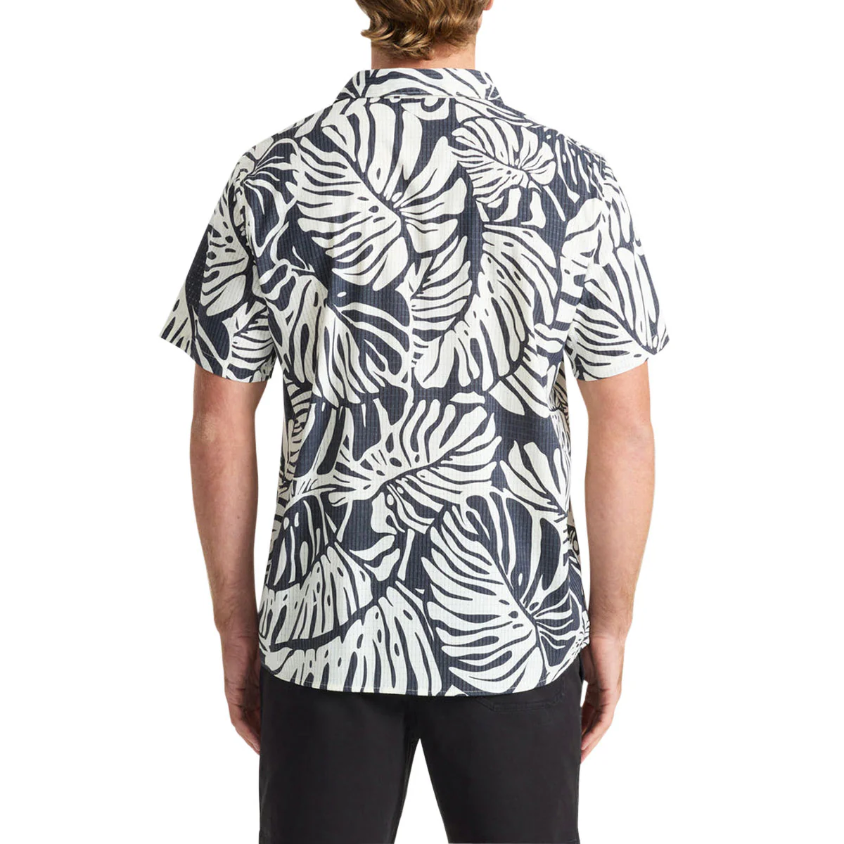 Roark Bless Up Shirt - Black Monstera - Image 2