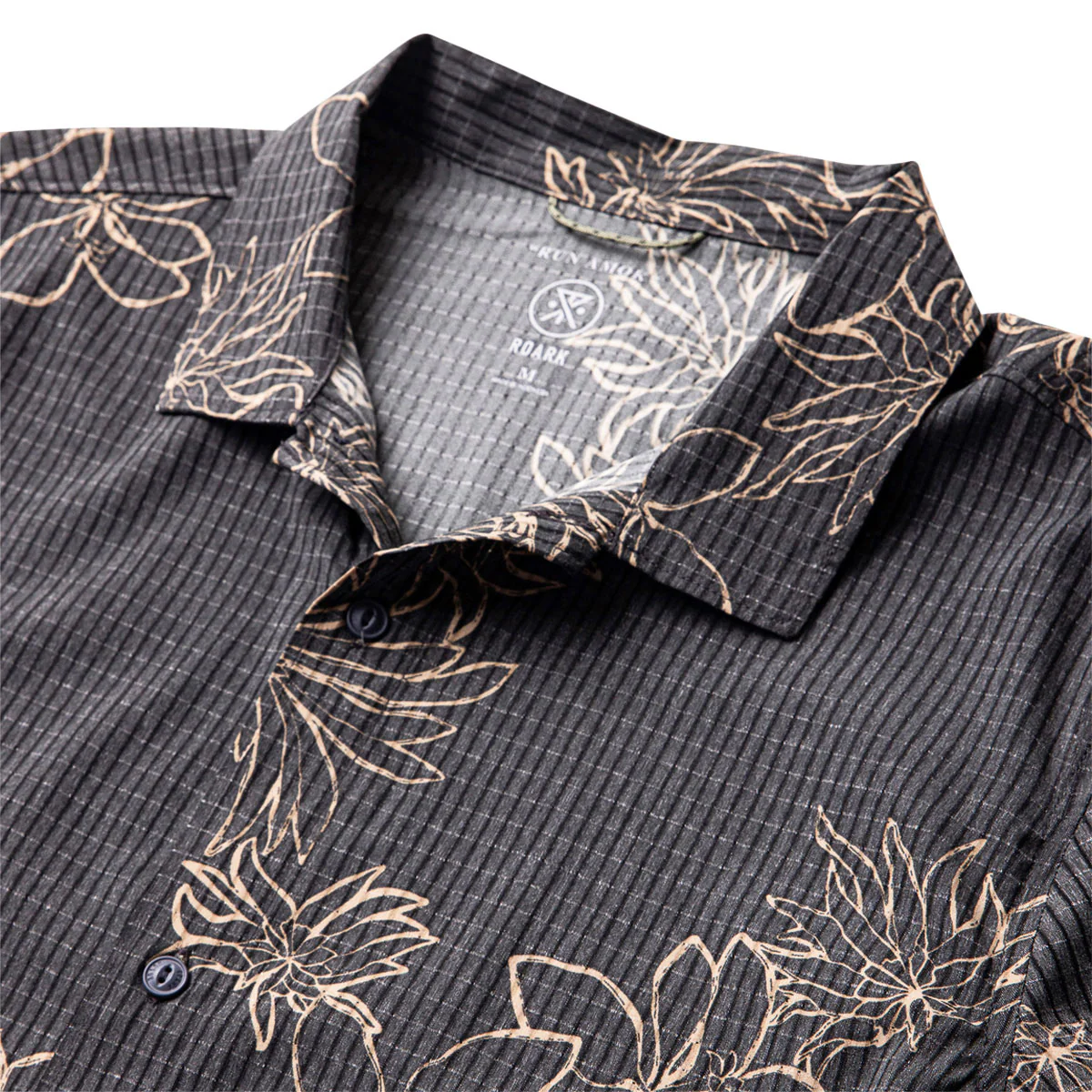 Roark Bless Up Trail Shirt - Onyx Floral - Image 3