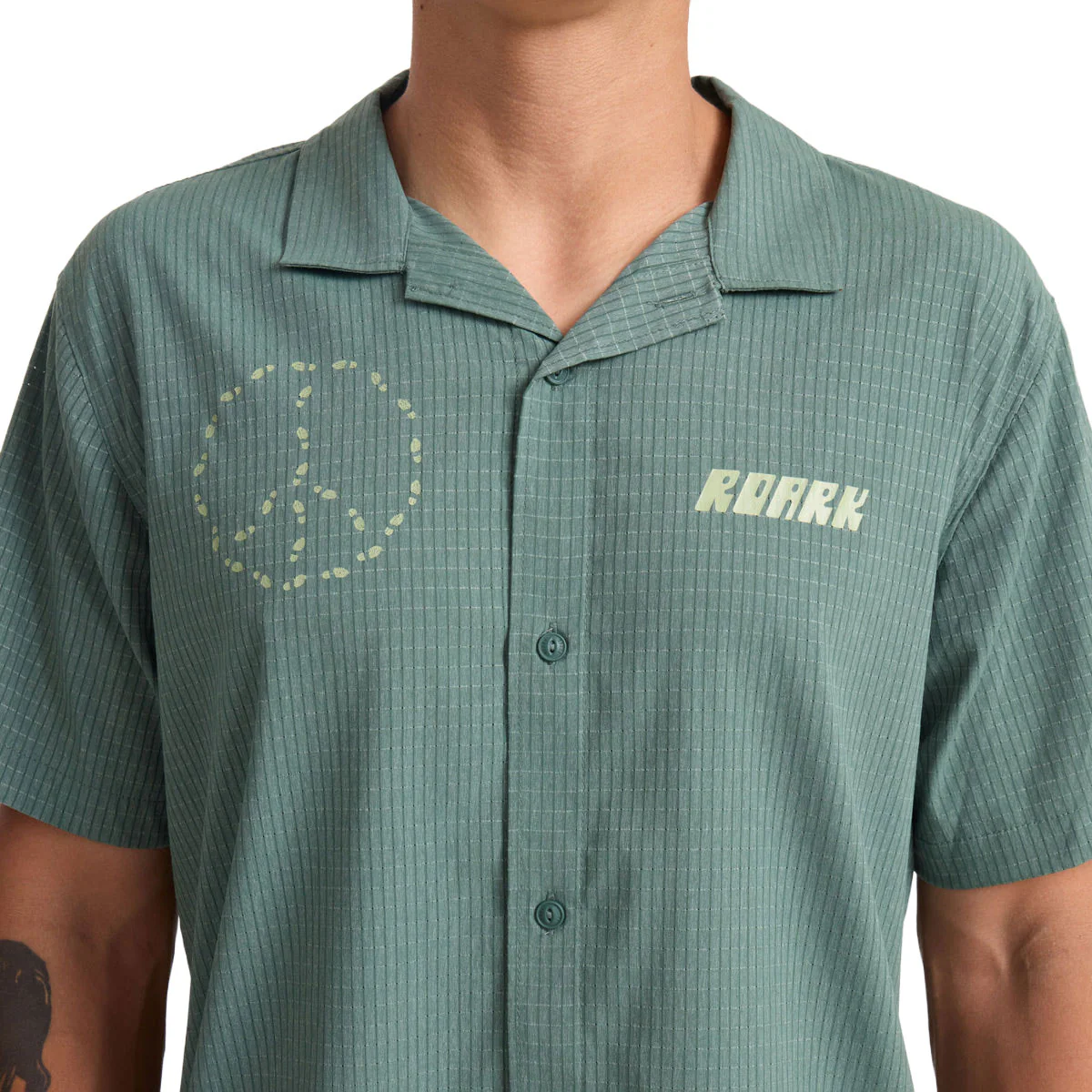 Roark Bless Up Trail Shirt - Slate Green - Image 3