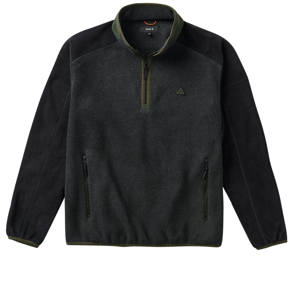Roark Campover Fleece Mock Sweatshirt - Onyx - Image 5