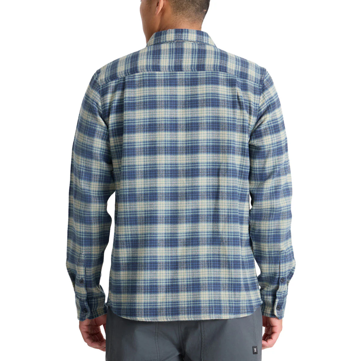Roark Crossroads Flannel Shirt - Deep Blue - Image 2