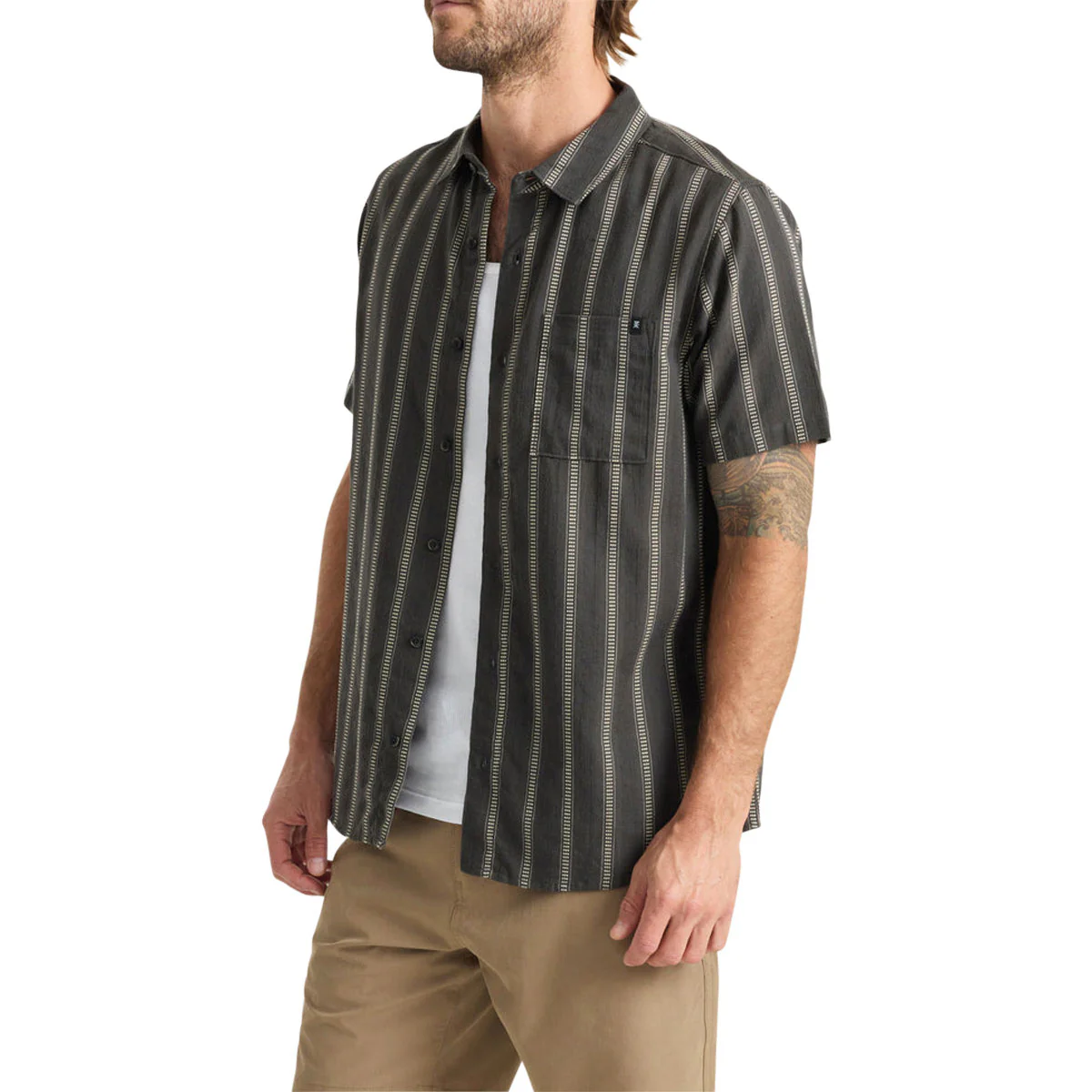 Roark Crosswinds Woven Shirt - Onyx - Image 3