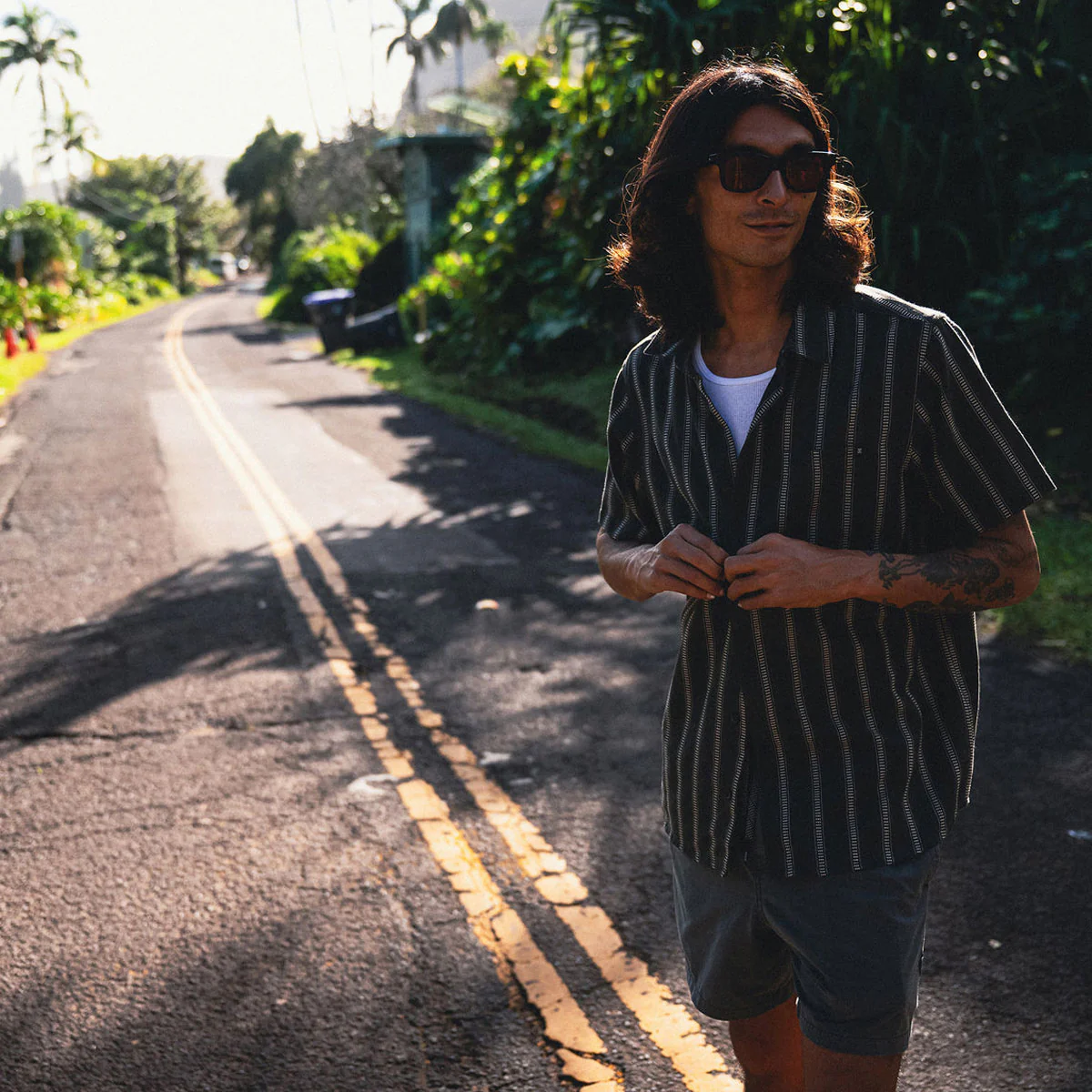 Roark Crosswinds Woven Shirt - Onyx - Image 4