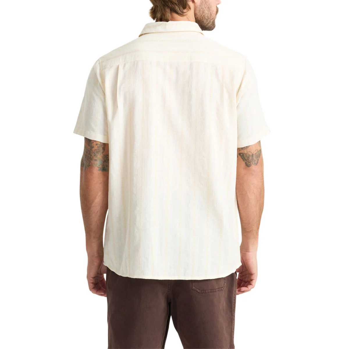 Roark Crosswinds Woven Shirt - Unbleached - Image 2