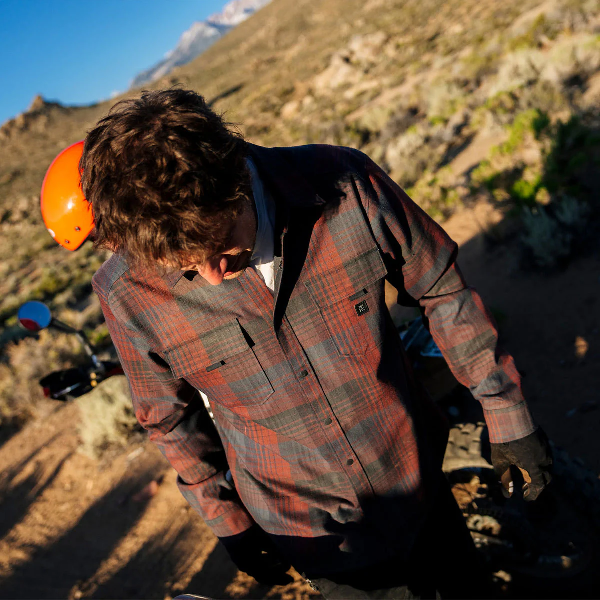 Roark Diablo Long Sleeve Shirt - Sangria - Image 5