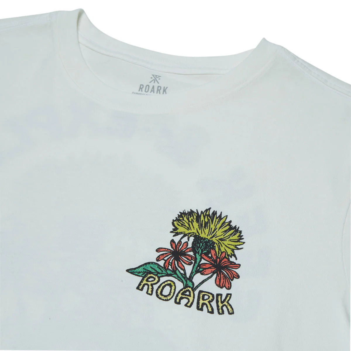 Roark Floral Bouquet T-Shirt - Off White - Image 3