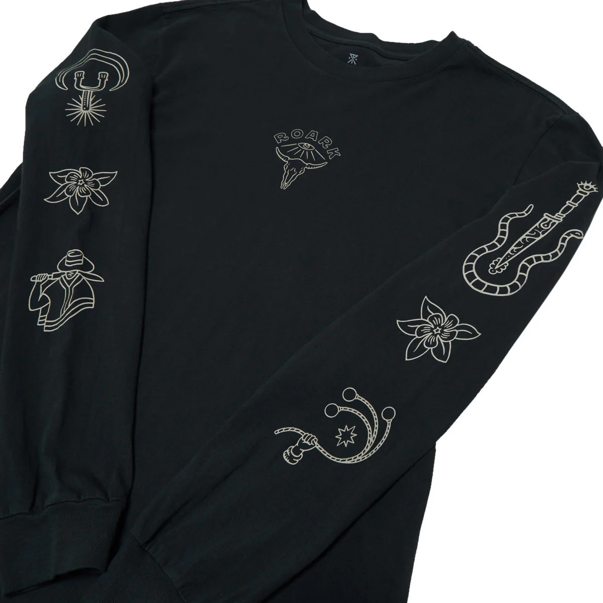 Roark Icons Long Sleeve T-Shirt - Black - Image 2