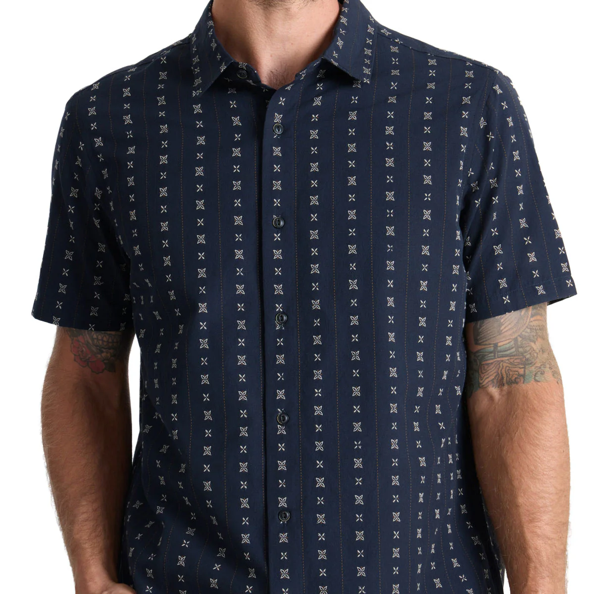 Roark Gonzo Woven Shirt - Dark Navy - Image 3
