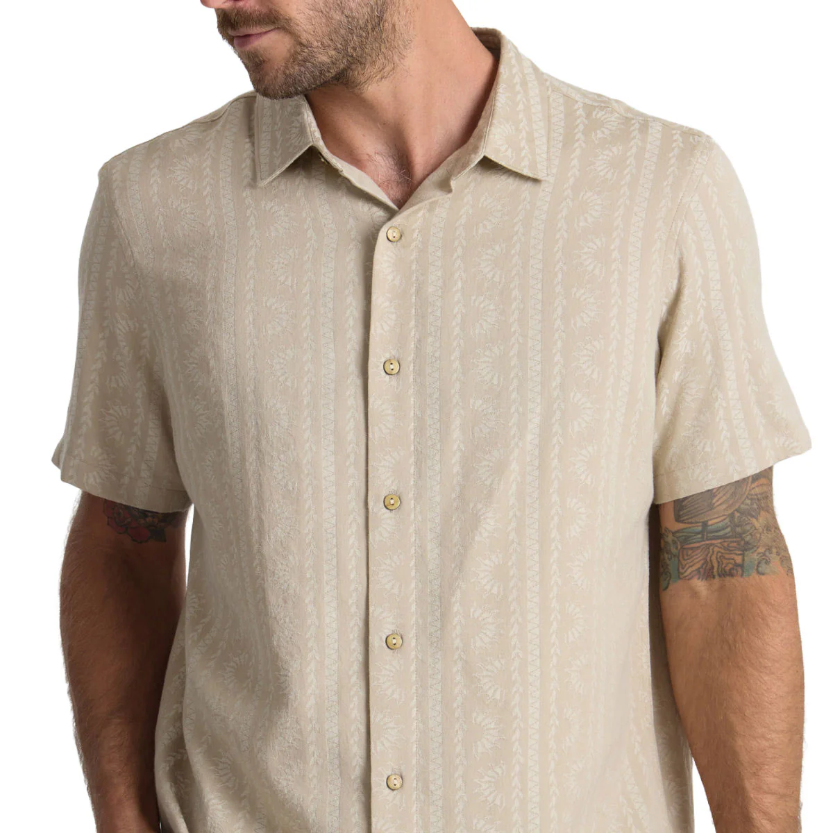 Roark Gonzo Woven Shirt - Fossil - Image 3