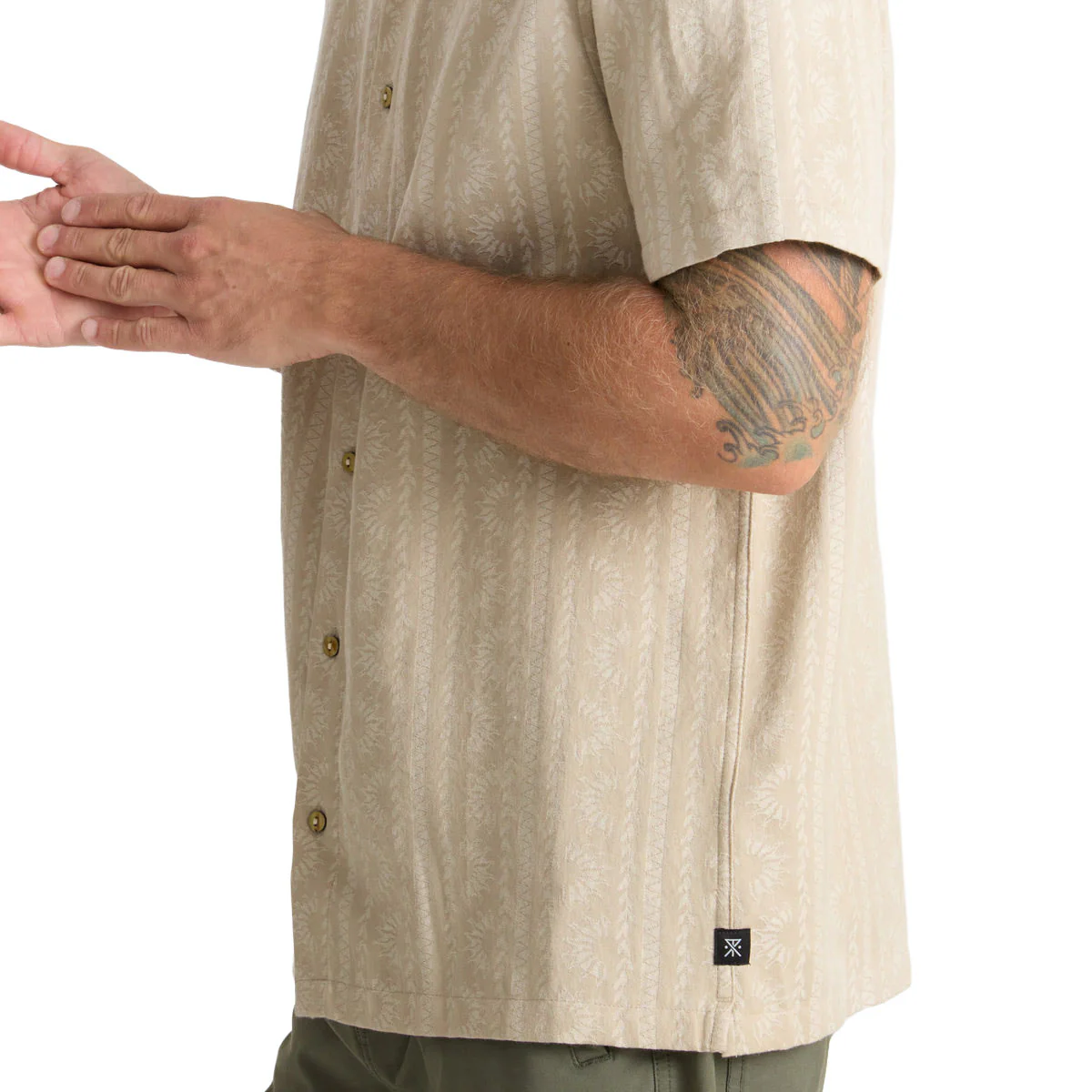 Roark Gonzo Woven Shirt - Fossil - Image 4