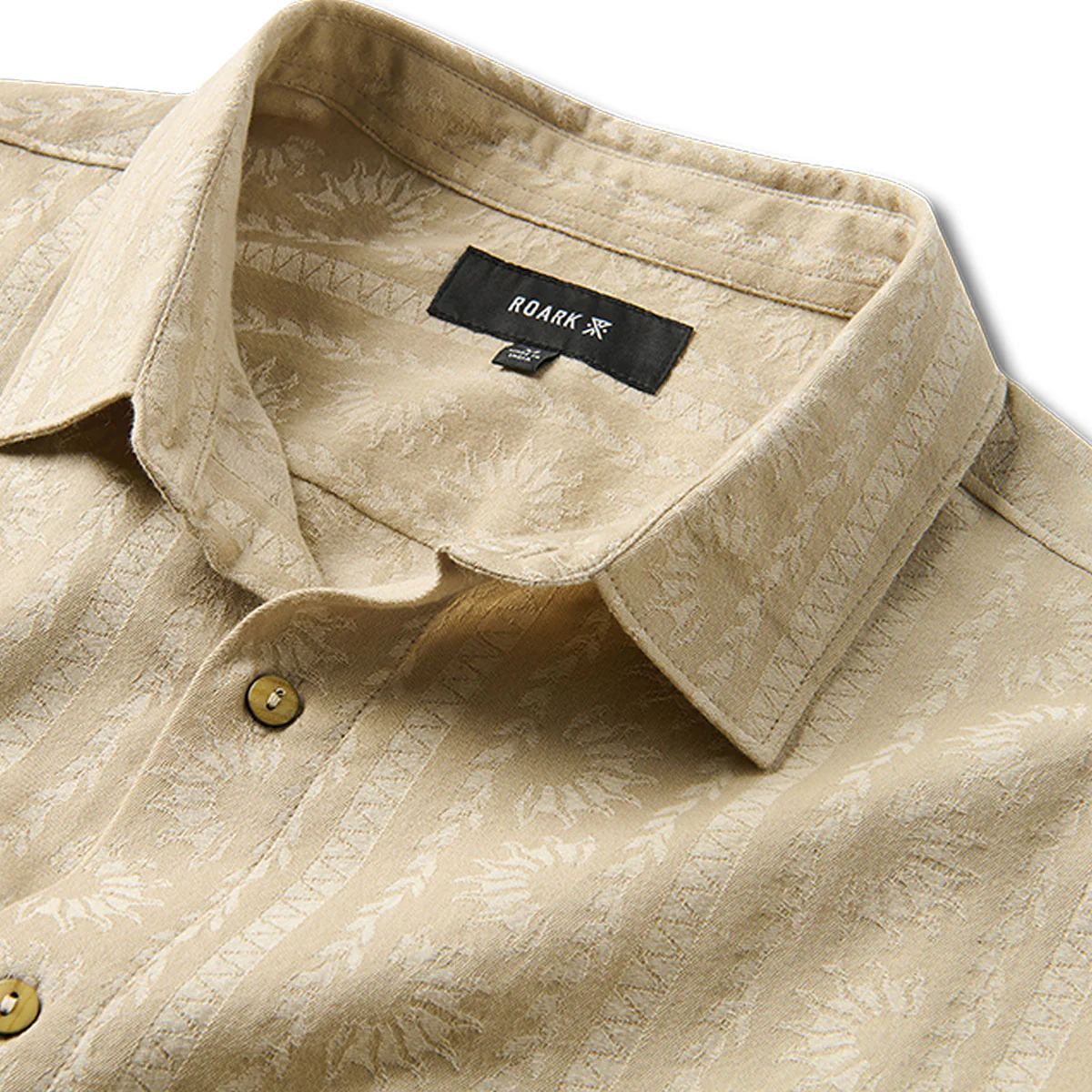 Roark Gonzo Woven Shirt - Fossil - Image 6