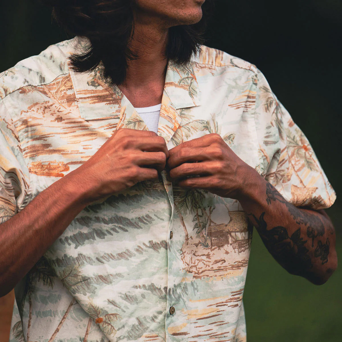 Roark Gonzo Woven Shirt - Seafoam 2 - Image 5