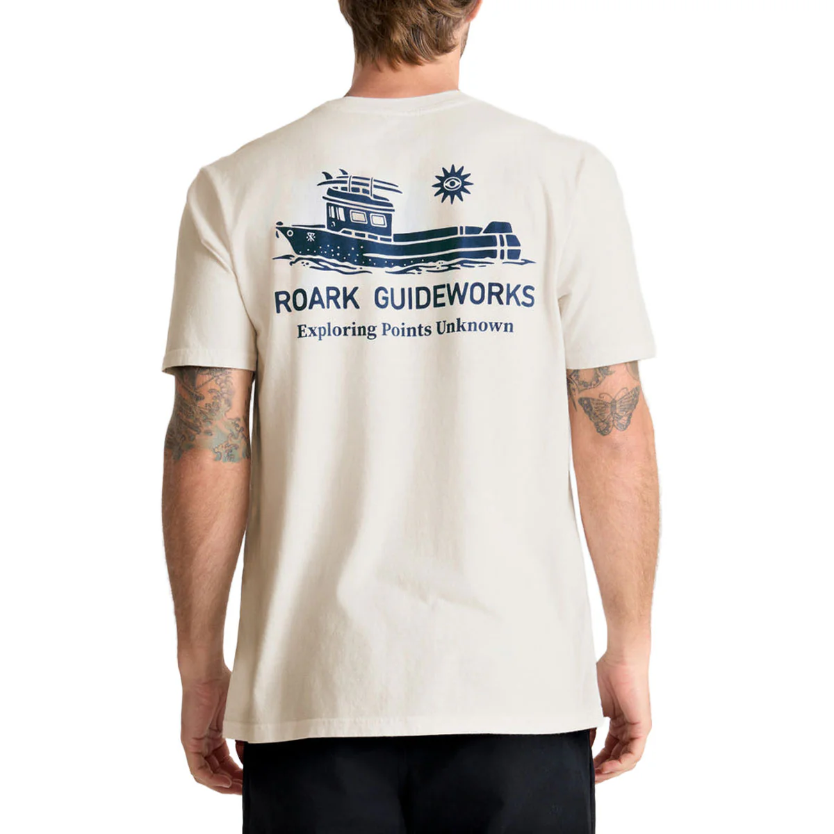 Roark Guideworks Pocket T-Shirt - Off White - Image 4