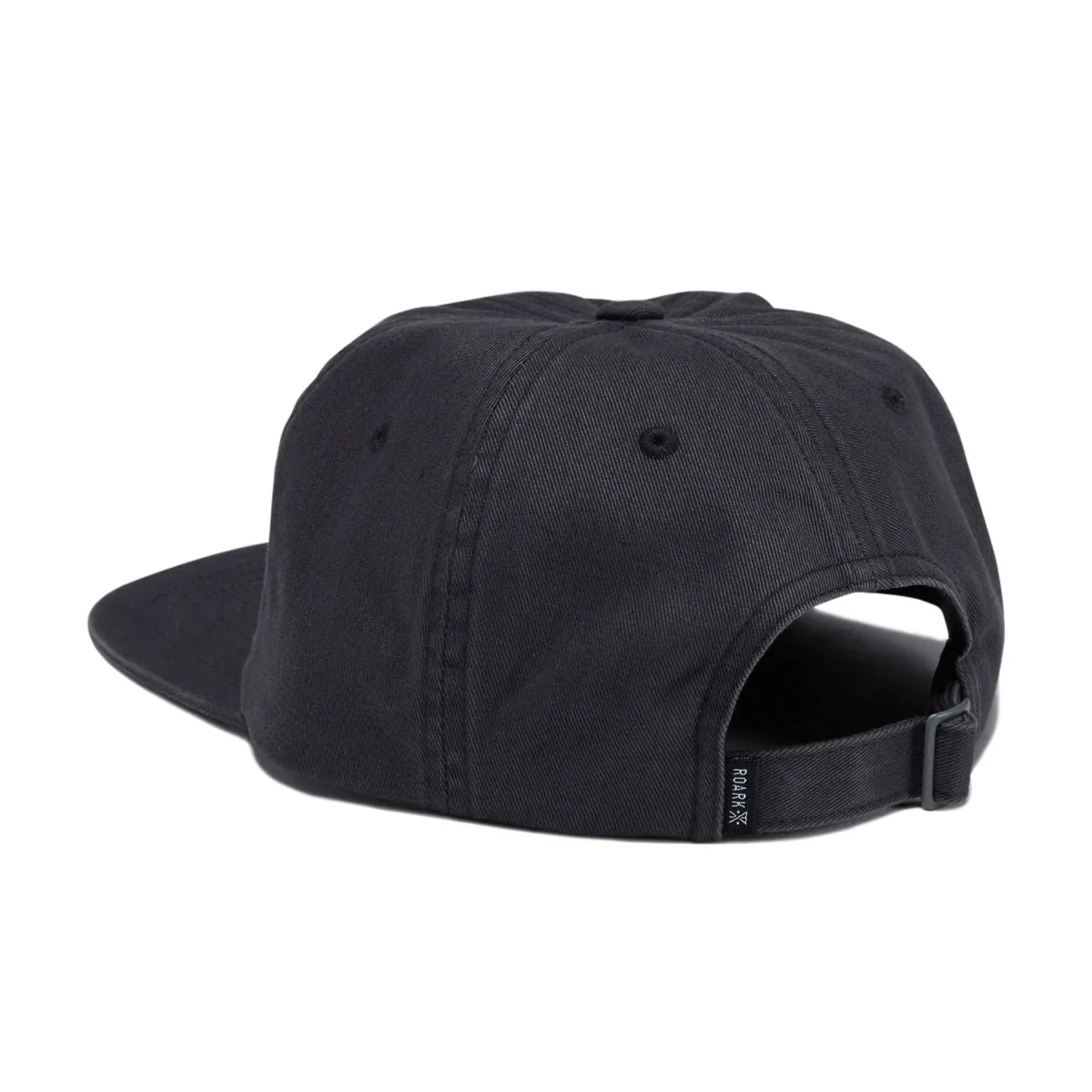 Roark Made To Fade 6 Panel Hat - Washed Charcoal - Image 2