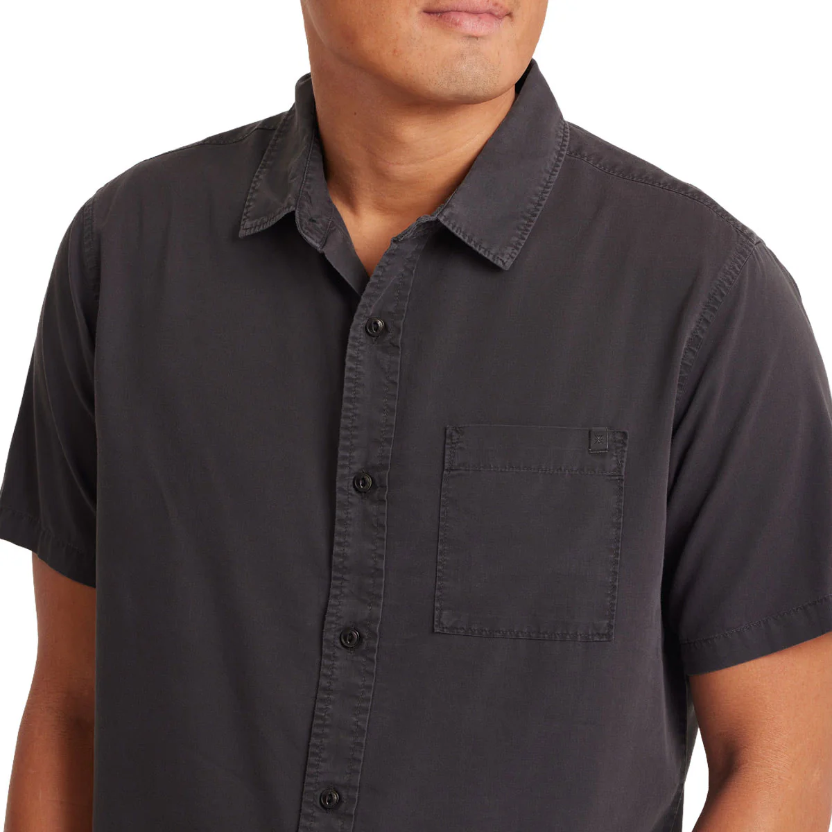 Roark Made To Fade Shirt - Washed Charcoal - Image 2