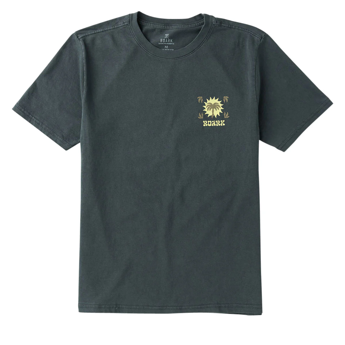 Roark Palm T-Shirt - Charcoal - Image 2