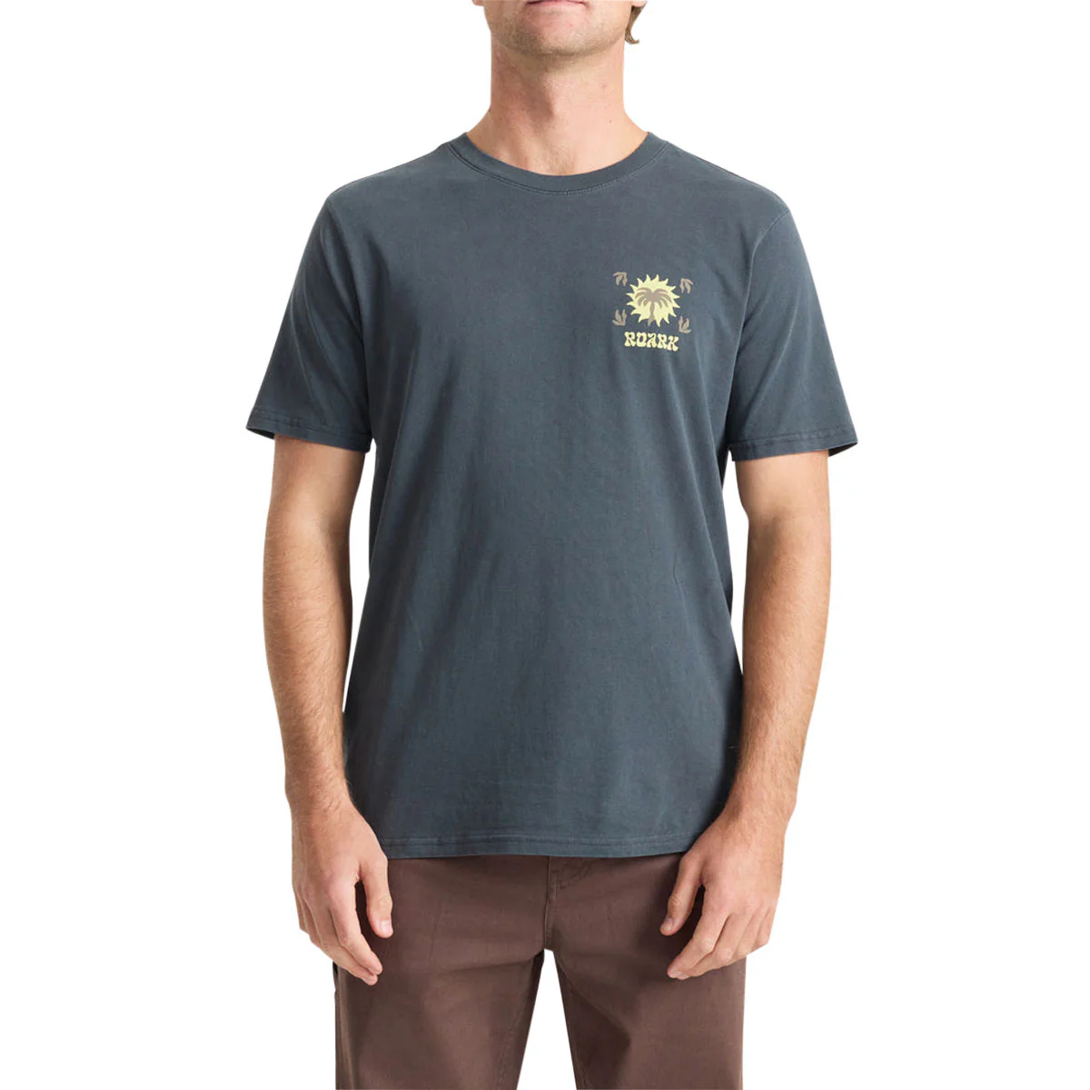 Roark Palm T-Shirt - Charcoal - Image 3