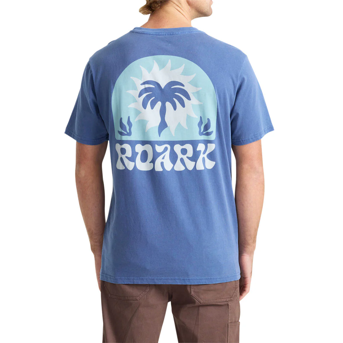 Roark Palm T-Shirt - Neptune - Image 4