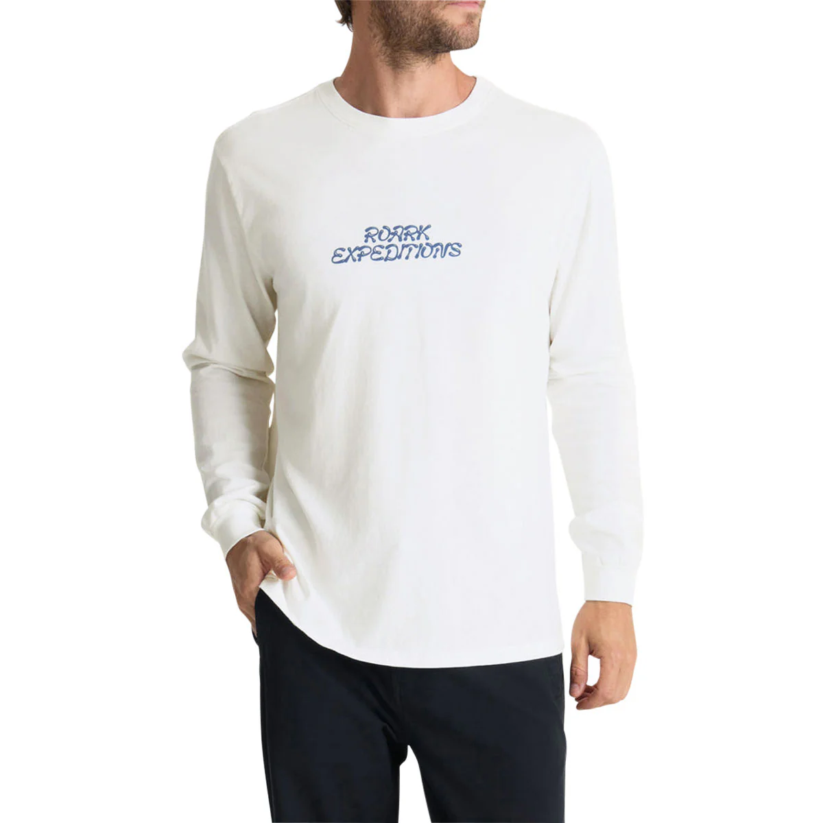 Roark Roaming Sunset Long Sleeve T-Shirt - Off White - Image 3