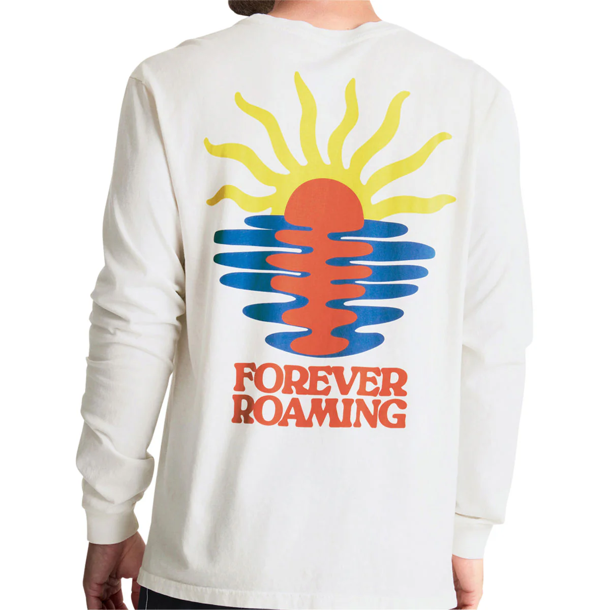 Roark Roaming Sunset Long Sleeve T-Shirt - Off White - Image 4