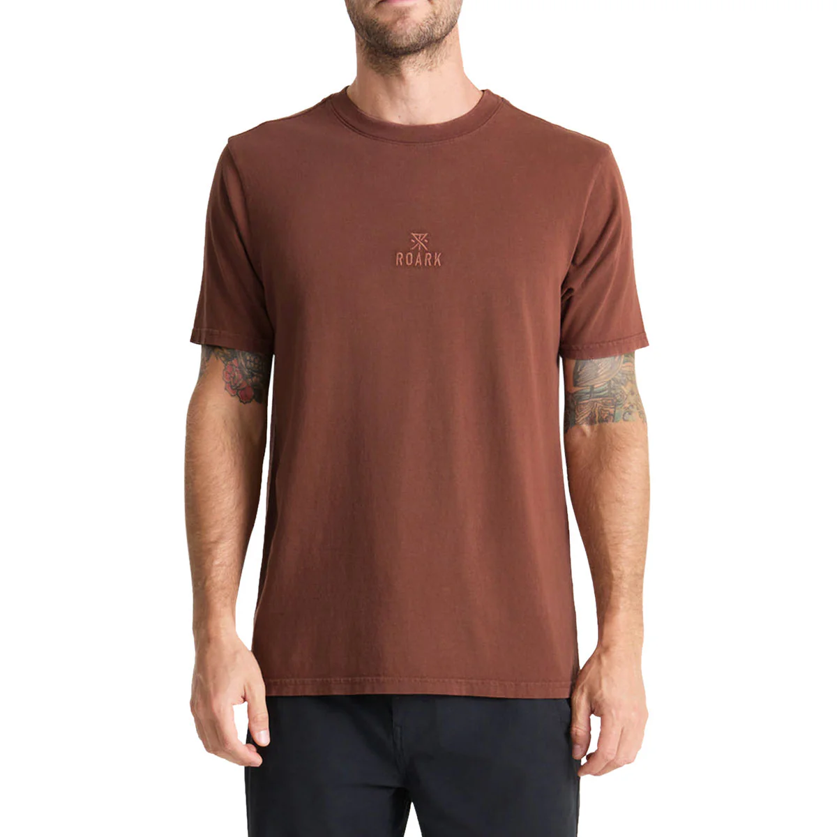 Roark Safecamp Embroidery T-Shirt - Red Clay - Image 2