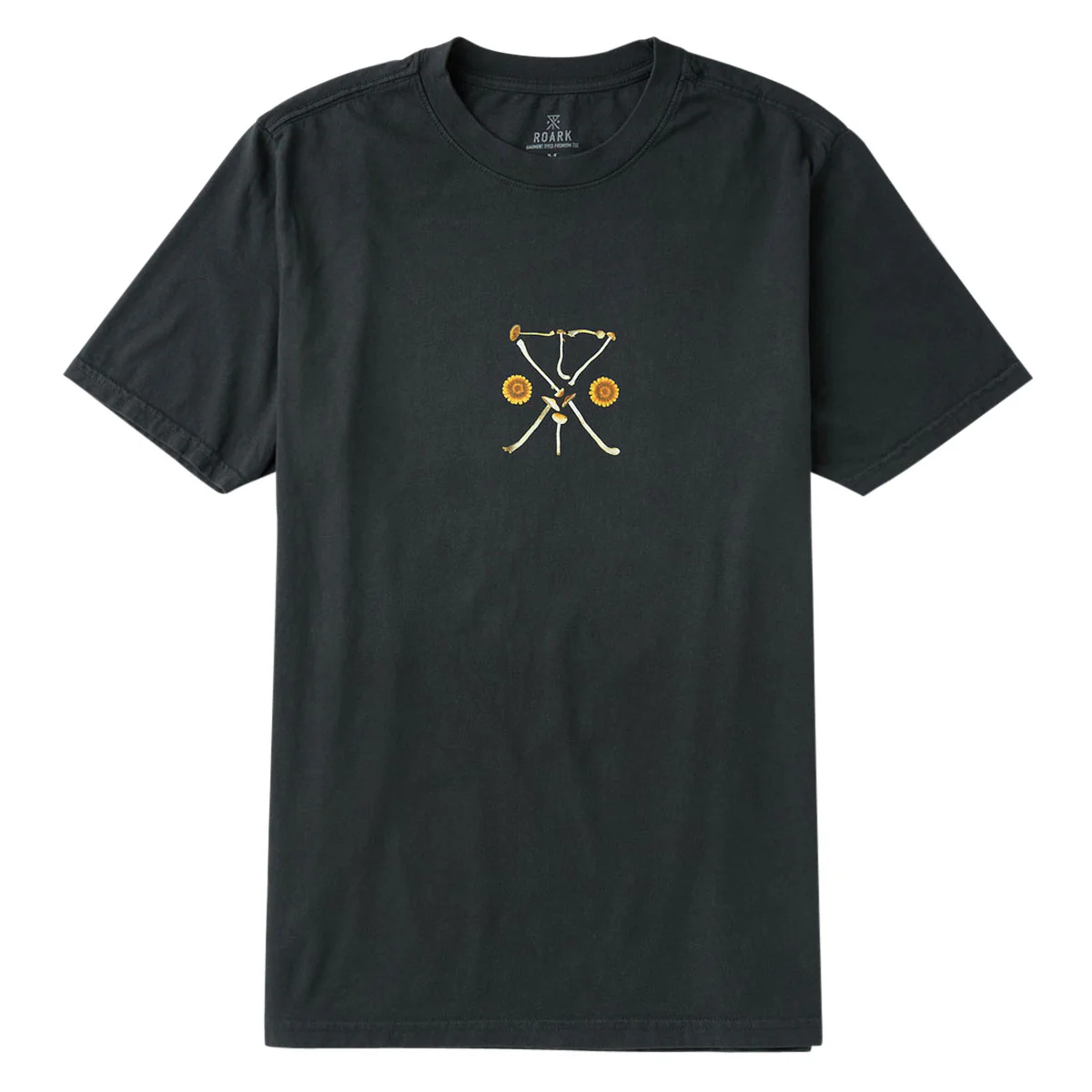 Roark Yin Yang Forage T-Shirt - Washed Black - Image 2