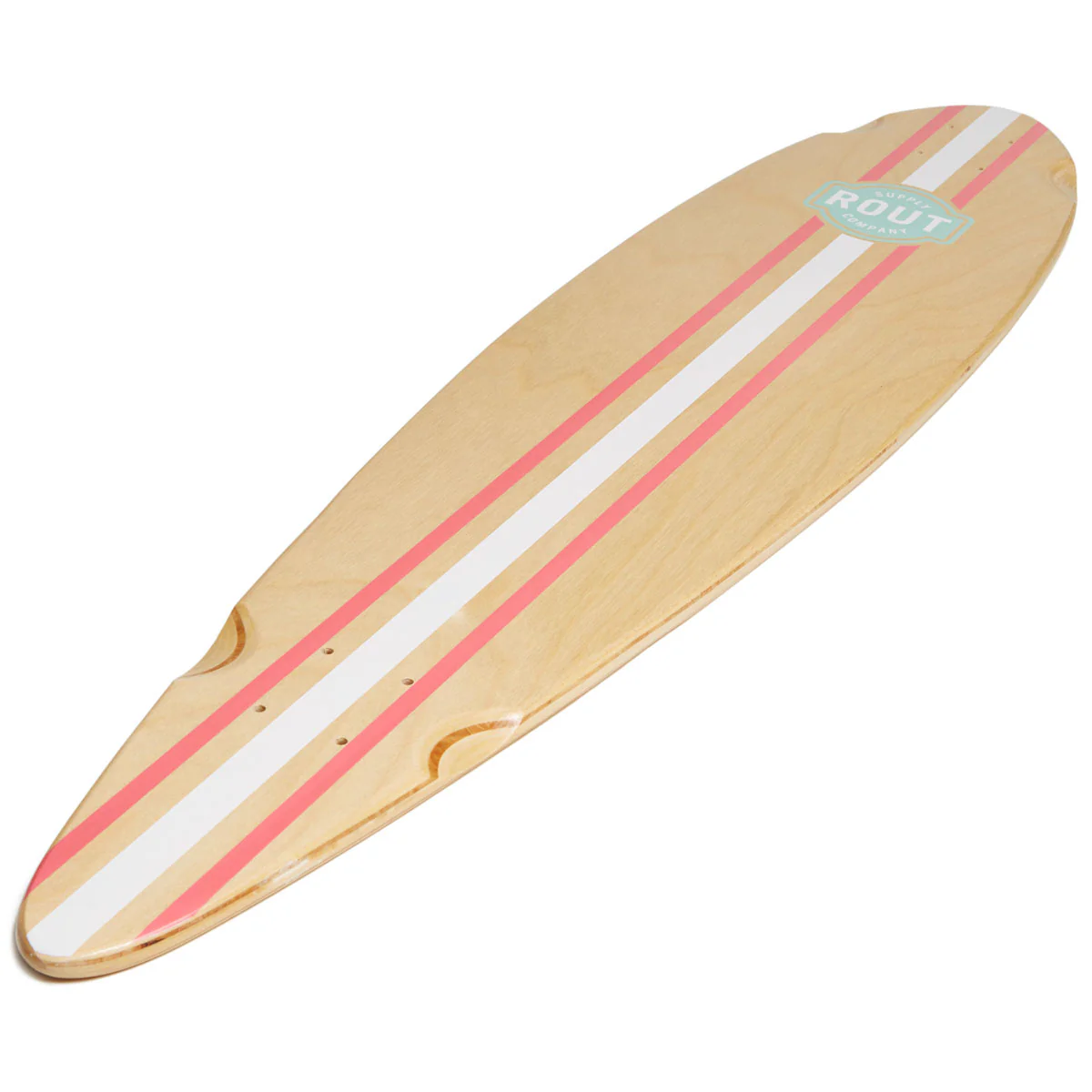 Rout Pinstripe Pintail Longboard Deck - Image 4