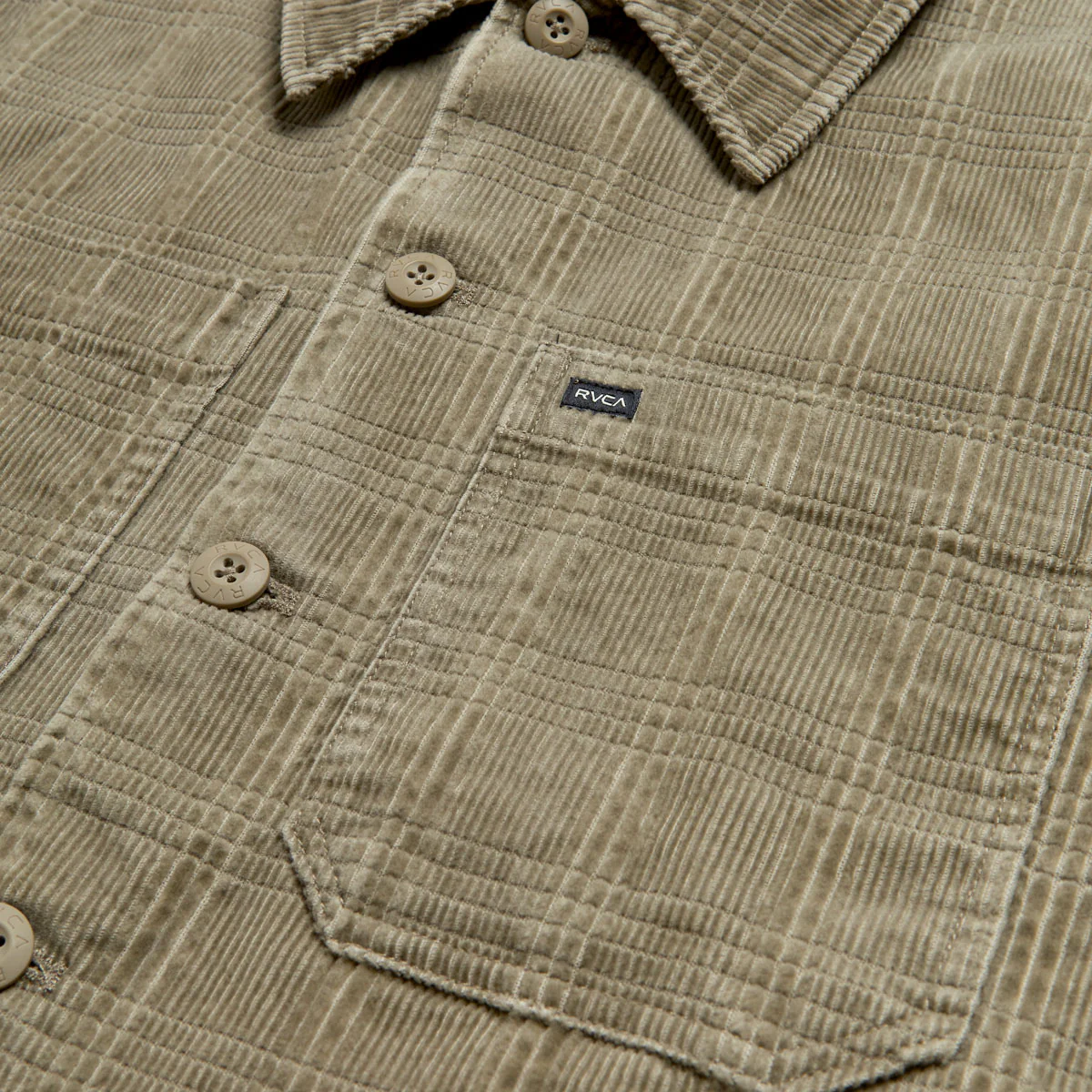 RVCA Adams Overshirt Jacket - Coyote - Image 3