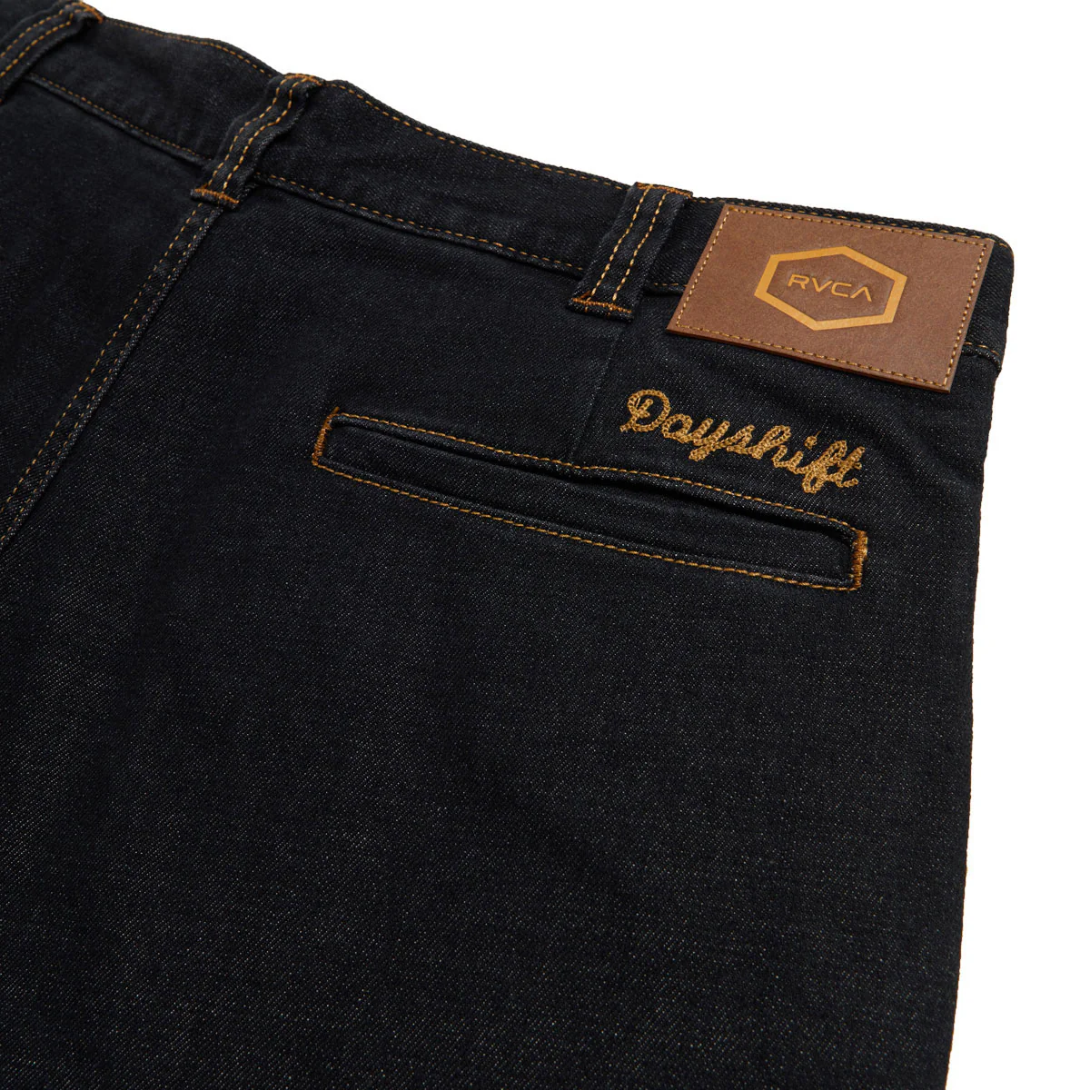RVCA Americana Dayshift Denim Chino Pants - Black Denim - Image 4